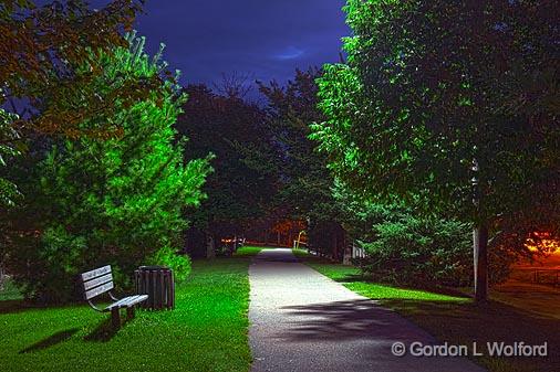 Pathway At First Light_21217-9.jpg - Photographed beside the Rideau Canal Waterway at Smiths Falls, Ontario, Canada.